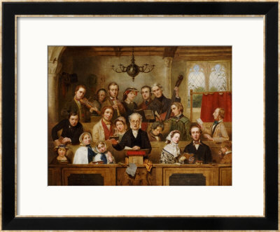 The Village Choir by John Brett Pricing Limited Edition Print image