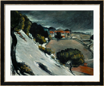 Melting Snow At L'estaque, 1870-71 by Paul Cézanne Pricing Limited Edition Print image