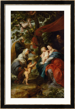 The Holy Family Resting Under An Apple-Tree by Peter Paul Rubens Pricing Limited Edition Print image