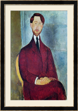 Leopold Zborowski, 1917 by Amedeo Modigliani Pricing Limited Edition Print image