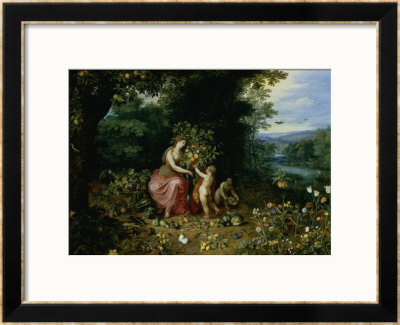 Allegory Of Abundance by Jan Brueghel The Younger Pricing Limited Edition Print image