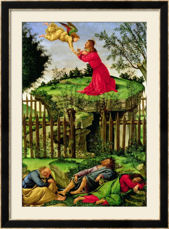 The Agony In The Garden, Circa 1500 by Sandro Botticelli Pricing Limited Edition Print image