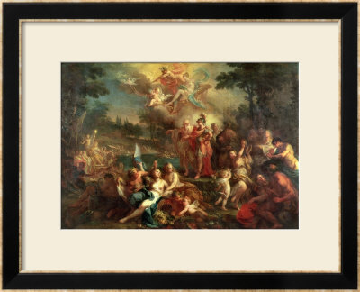 The Vision Of Aeneas In The Elysian Fields by Sebastiano Conca Pricing Limited Edition Print image