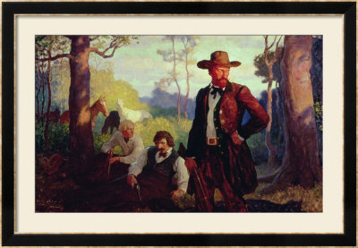 The James Brothers In Missouri by Newell Convers Wyeth Pricing Limited Edition Print image