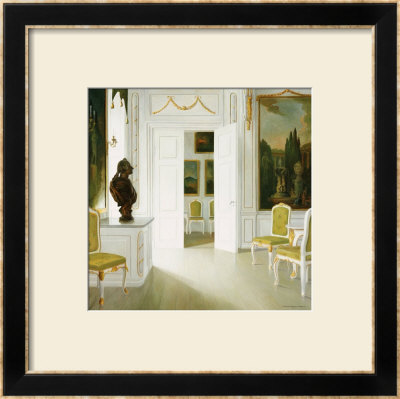 An Interior Of A Salon - Fredensborg, 1921 by Christian Tilemann-Petersen Pricing Limited Edition Print image