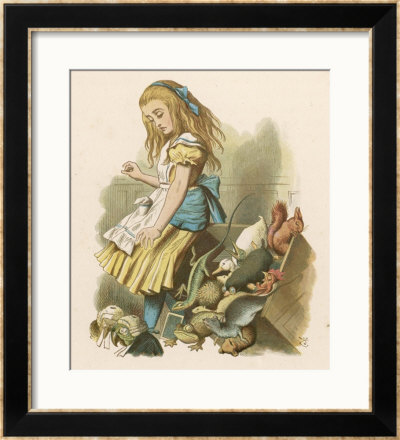Alice And The Jury by John Tenniel Pricing Limited Edition Print image