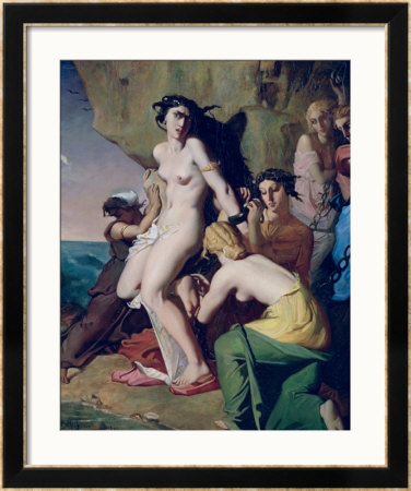 Andromeda Tied To The Rock By The Nereids, 1840 by Theodore Chasseriau Pricing Limited Edition Print image
