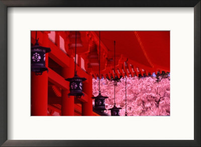Heian Shrine In Spring, Shinto, Kyoto, Japan by Shin Terada Pricing Limited Edition Print image