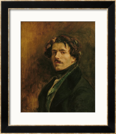 Self Portrait, Circa 1837 by Eugene Delacroix Pricing Limited Edition Print image