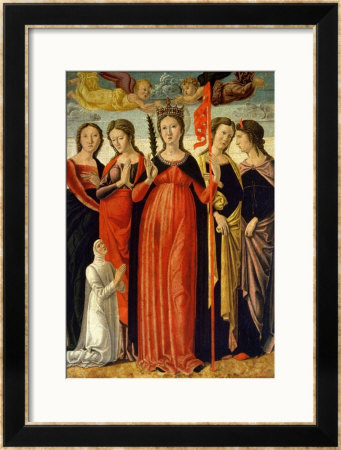 St. Ursula And Four Saints by Giovanni Bellini Pricing Limited Edition Print image