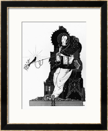 The Emperor And The Nightingale, Illustration For The Nightingale by Harry Clarke Pricing Limited Edition Print image