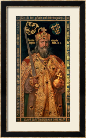 Charlemagne, Charles The Great (747-814) King Of The Franks, Emperor Of The West by Albrecht Dürer Pricing Limited Edition Print image