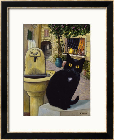 European Cat At St. Paul De Vence, France by Isy Ochoa Pricing Limited Edition Print image