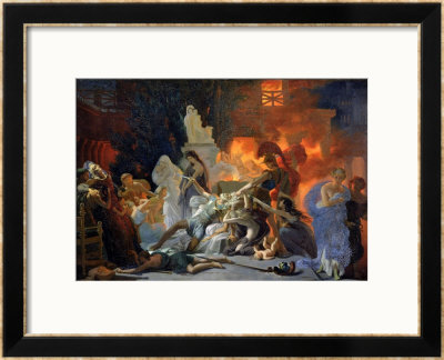 The Death Of Priam, Circa 1817 by Pierre Narcisse Guerin Pricing Limited Edition Print image