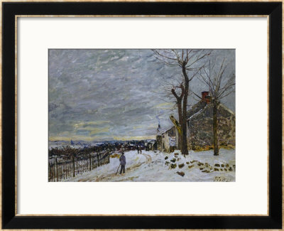 Snow In Veneux-Nadon, Around 1880 by Alfred Sisley Pricing Limited Edition Print image