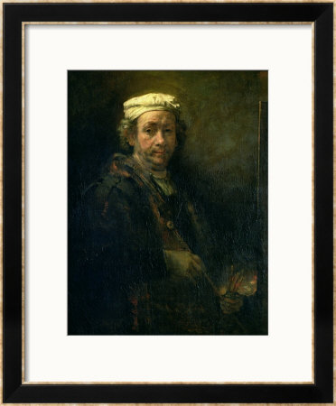 Portrait Of The Artist At His Easel, 1660 by Rembrandt Van Rijn Pricing Limited Edition Print image