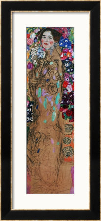Dame Mit Faecher (Maria Munk) Lady With Fan, 1917/18 by Gustav Klimt Pricing Limited Edition Print image