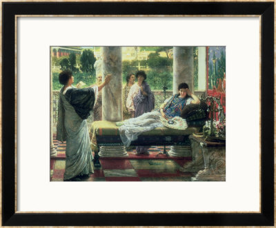 Anacreon Reading His Poems At Lesbia's House by Sir Lawrence Alma-Tadema Pricing Limited Edition Print image