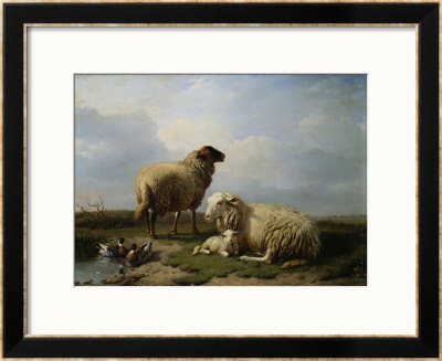 Sheep And Ducks In A Landscape by Leon Bakst Pricing Limited Edition Print image