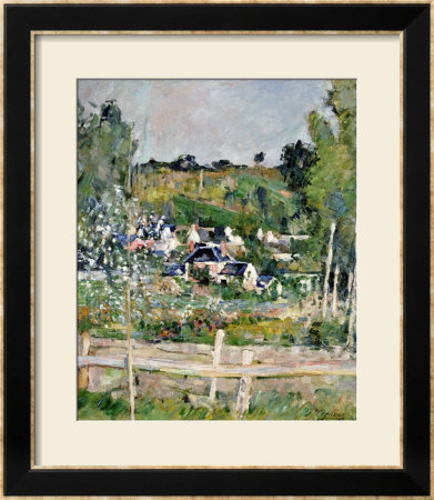 A View Of Auvers-Sur-Oise; The Fence by Paul Cézanne Pricing Limited Edition Print image