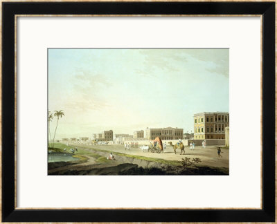 Port Of Cheringhee, Calcutta, Plate 32 From Oriental Scenery: Twenty Four Views In Hindoostan by Thomas Daniell Pricing Limited Edition Print image