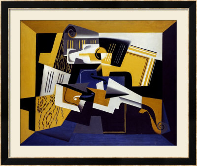 A Violin And Glass, 1918 by Juan Gris Pricing Limited Edition Print image