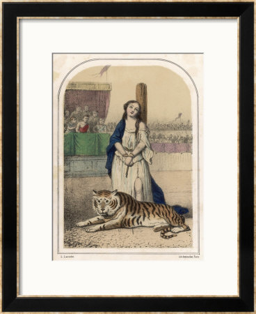 Tiger Knows Slave Girl by Louis Lassalle Pricing Limited Edition Print image