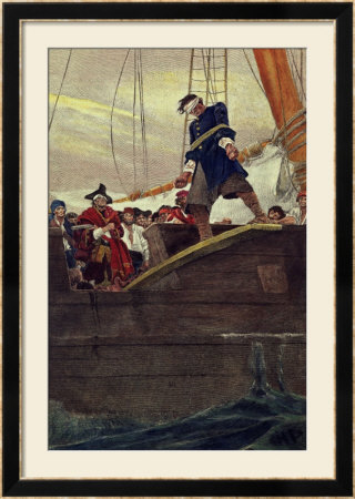 Walking The Plank, Engraved By Anderson by Howard Pyle Pricing Limited Edition Print image