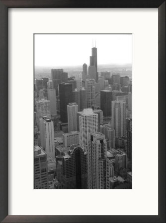 Aerial View Of Chicago by Keith Levit Pricing Limited Edition Print image