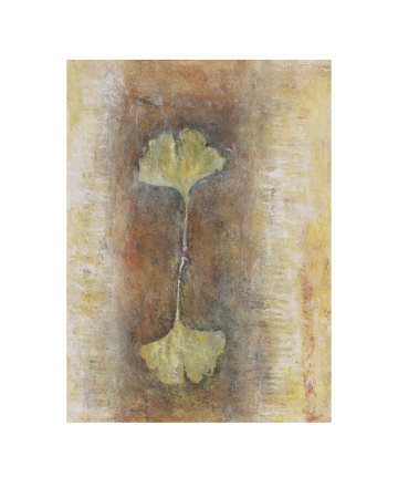 Two Ginkgo Leaves by Eona Aitken Pricing Limited Edition Print image