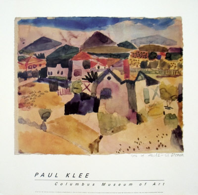 View Of St. Germain by Paul Klee Pricing Limited Edition Print image