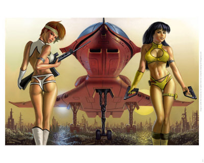 Dirty Pair by Alan Gutierrez Pricing Limited Edition Print image