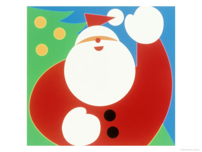 Santa Claus by Hugh Whyte Pricing Limited Edition Print image