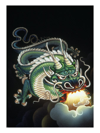 Fire Breathing Dragon by Kimmerle Milnazik Pricing Limited Edition Print image