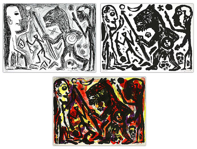 Homer U. Aristoteles, 3 Blatt by A. R. Penck Pricing Limited Edition Print image