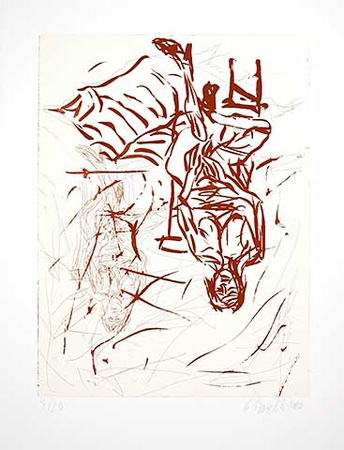 Akt Elke Remix by Georg Baselitz Pricing Limited Edition Print image