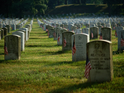 Arlington National Cemetery, Arlington, Va by Glenn Kulbako Pricing Limited Edition Print image