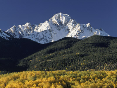 Mount Sneffels Behind Grassy Hill by Bill Bonebrake Pricing Limited Edition Print image