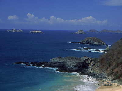 Pano Beach, Ixtapa, Mexico by Tony Ruta Pricing Limited Edition Print image