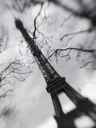 Winter View Of The Eiffel Tower, Defocussed, Paris by Walter Bibikow Pricing Limited Edition Print image