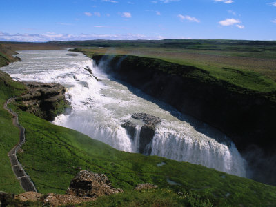 Gullfoss Falls, Iceland by Bill Bachmann Pricing Limited Edition Print image