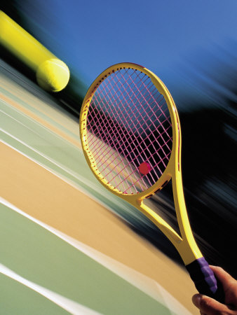 Tennis Racket In Motion by Henryk T. Kaiser Pricing Limited Edition Print image