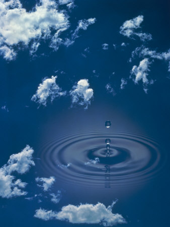Water Droplet And Ripple In The Sky by Henryk T. Kaiser Pricing Limited Edition Print image