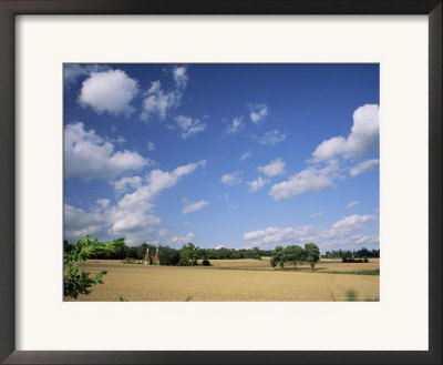 Rural Landscape With Oasthouses, Ightham Near Sevenoaks, Kent, England, Uk by Ruth Tomlinson Pricing Limited Edition Print image