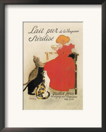 Lait Pur De La Vingeanne Sterilise by Theophile Alexandre Steinlen Pricing Limited Edition Print image