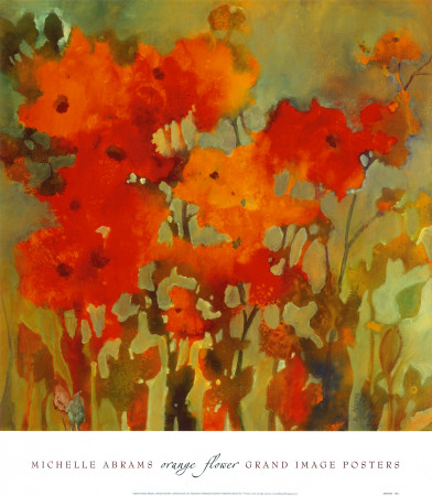 Orange Flower by Michelle Abrams Pricing Limited Edition Print image