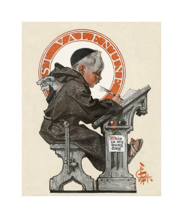 St. Valentine, C.1918 by Joseph Christian Leyendecker Pricing Limited Edition Print image