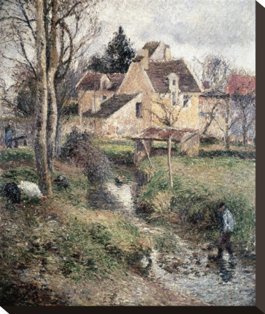 Stream At Osny by Camille Pissarro Pricing Limited Edition Print image