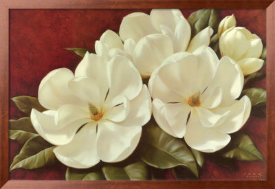 Magnolia Crimson Ii by Igor Levashov Pricing Limited Edition Print image