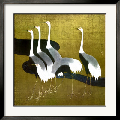 Cranes by Sakai Hoitsu Pricing Limited Edition Print image